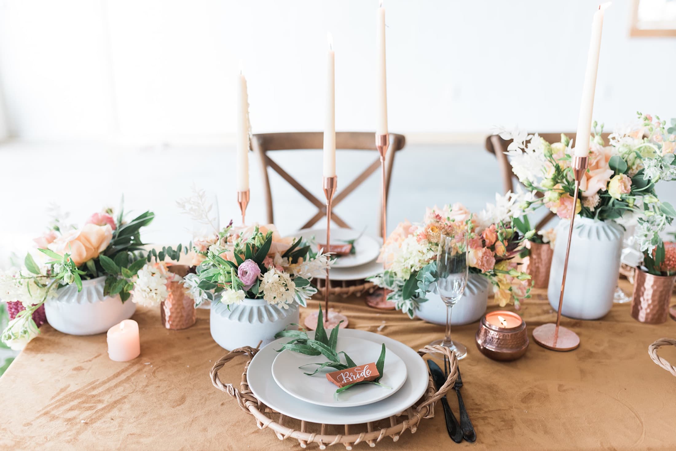 Wedding tablescape