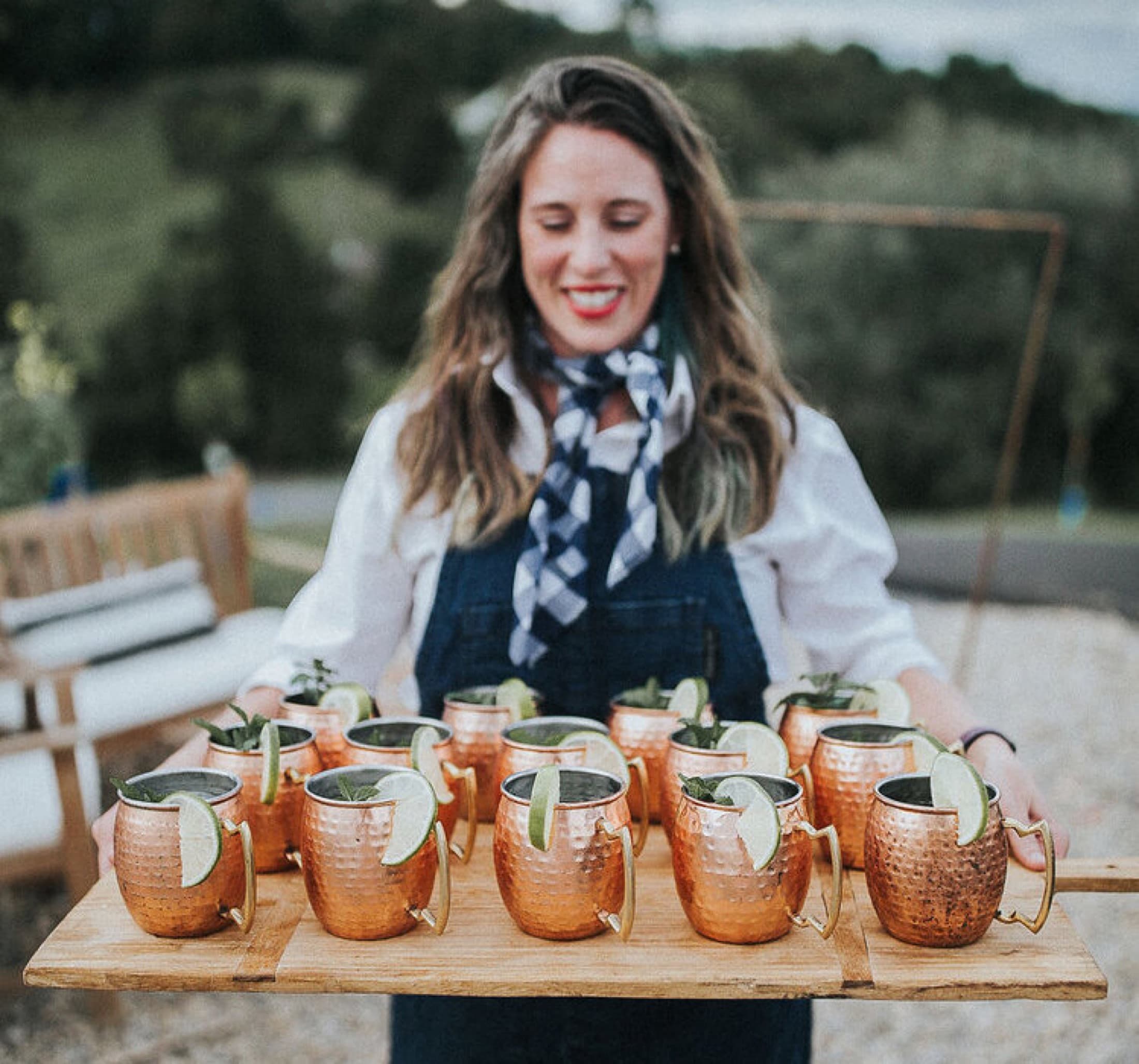 Mobile catering team at work